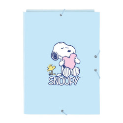 CARPETA FOLIO 3 SOLAPAS SNOOPY "LOVE" SAFTA25 ENERO 512539068