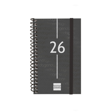 AGENDA YEAR E3 SVH 2026 NEGRO+ FINOCAM26 741426026 85 X 14 X 127 MM