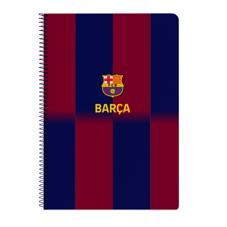 LIBRETA FOLIO 80 H. TAPAS DURAS F.C.BARCELONA 1ª EQUIP. 25/26 SAFTA26 512529066 31X21,5 UNIDAD
