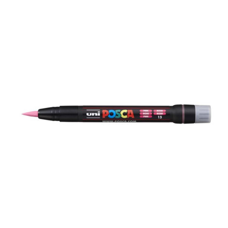 MARCADOR UNI-BALL POSCA PCF-350 PUNTA PINCEL ROSA (13) 146647000