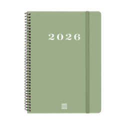 AGENDA MY E10 SVH 2026 VERDE+ FINOCAM26 743502026 171 X 9 X 212 MM