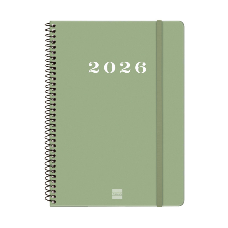 AGENDA MY E10 SVH 2026 VERDE+ FINOCAM26 743502026 171 X 9 X 212 MM