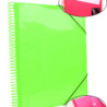 CARPETA ESCAPARATE A-4 PRYSE 20 FUNDAS ESPIRAL KANGURO COLOR VERDE 4240024 UNIDAD