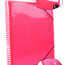 CARPETA ESCAPARATE A-4 PRYSE 20 FUNDAS ESPIRAL KANGURO COLOR NARANJA 4240025 UNIDAD