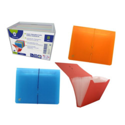 CARPETA FUELLE 12B A-5 YES COLORES TRANSLUCIDOS SURTIDOS POESSA 311829