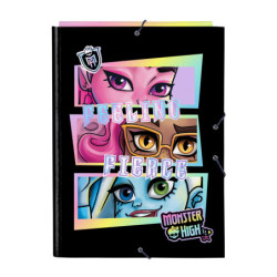 CARPETA FOLIO 3 SOLAPAS MONSTER HIGH "CREEP" 512398068 SAFTA23 VAC