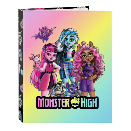 CARPETA FOLIO 4 ANI.MIXTAS MONSTER HIGH "CREEP" 512398067 SAFTA23 VAC