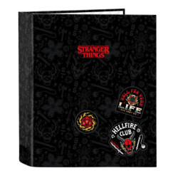CARPETA F. 4 ANILLAS 35MM LOMO ANCHO STRANGER THINGS SAFTA25 ENERO 512387657