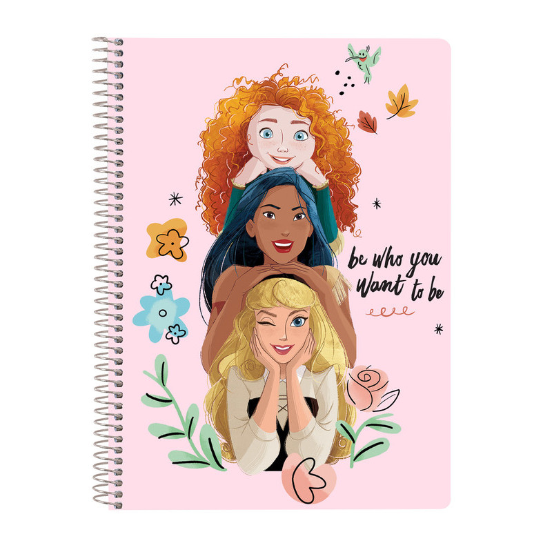 LIBRETA CUARTO 80 H. TAPAS DURAS PRINCESAS DISNEY "MAGICAL" SAFTA23 ENERO 512380065