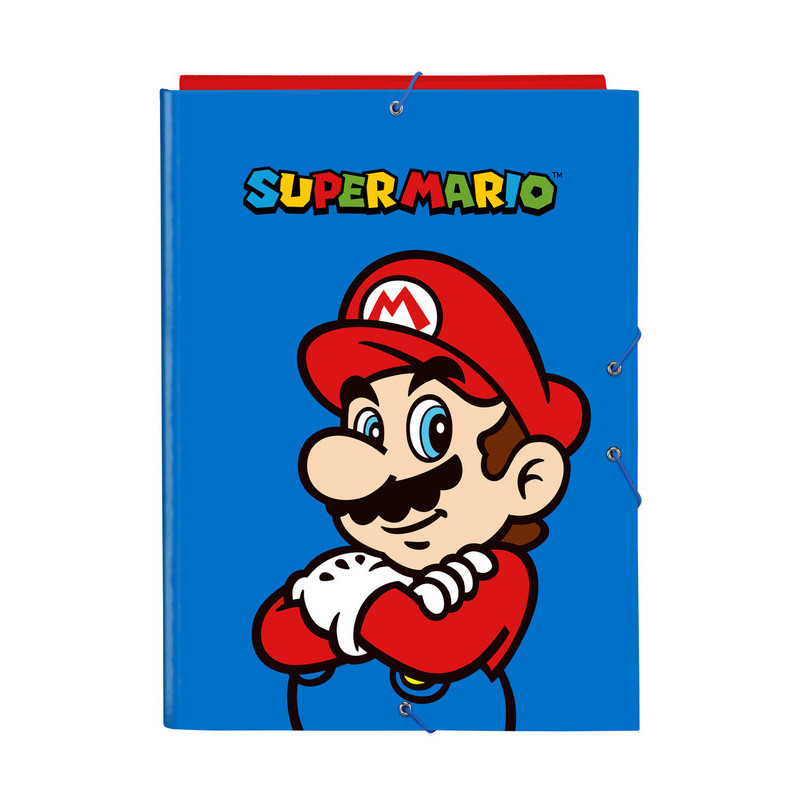 CARPETA FOLIO 3 SOLAPAS SUPER MARIO "PLAY" 512371068 SAFTA24