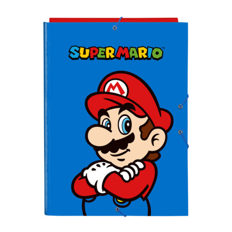 CARPETA FOLIO 3 SOLAPAS SUPER MARIO "PLAY" 512371068 SAFTA24