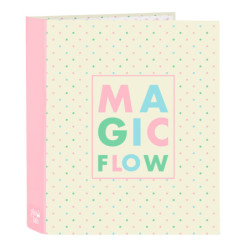 CARPETA F. 4 ANILLAS 35MM LOMO ANCHO GLOWLAB "MAGIC FLOW" SAFTA23 ENERO 512355657
