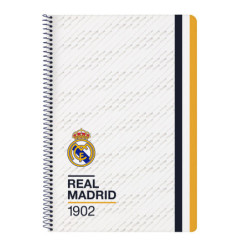 LIBRETA FOLIO 80 H. TAPAS DURAS REAL MADRID 1ª EQUIP. 23/24 512354066 SAFTA23 VAC