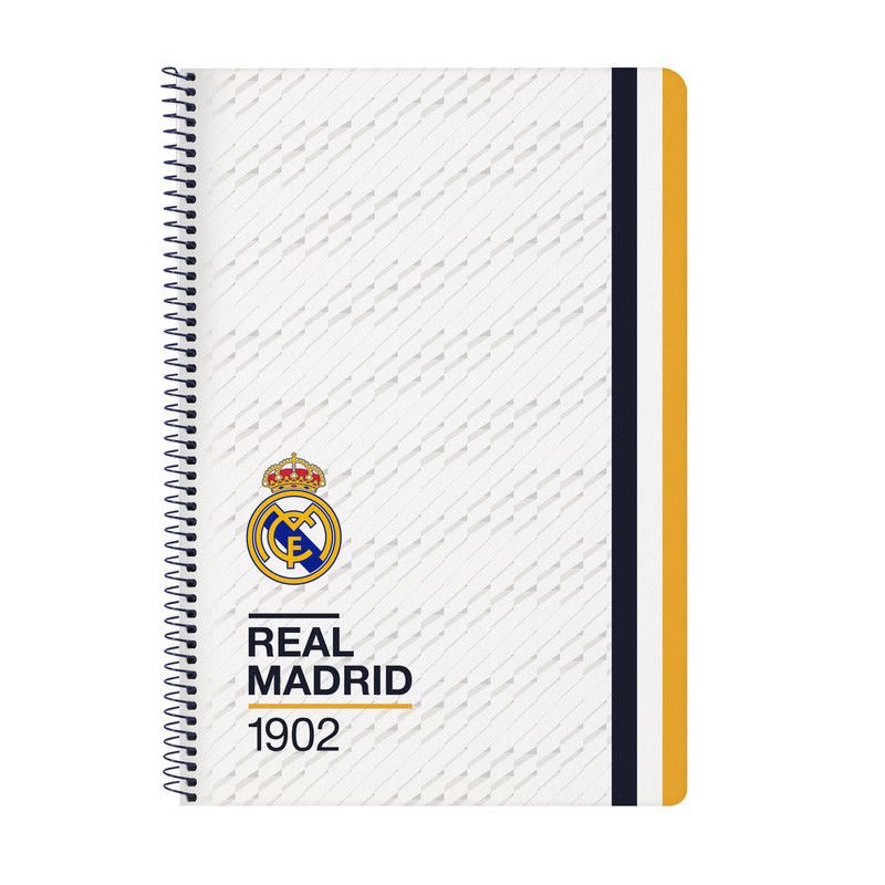 LIBRETA FOLIO 80 H. TAPAS DURAS REAL MADRID 1ª EQUIP. 23/24 512354066 SAFTA23 VAC