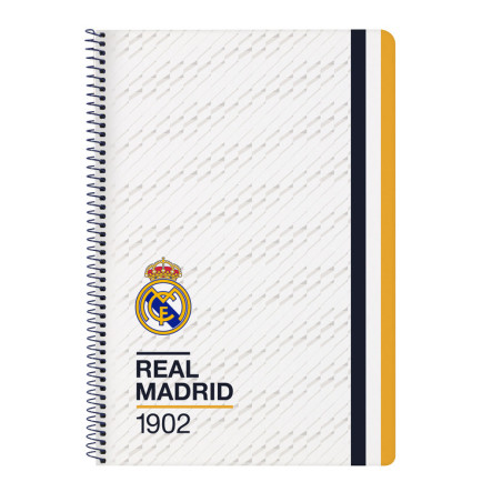 LIBRETA FOLIO 80 H. TAPAS DURAS REAL MADRID 1ª EQUIP. 23/24 512354066 SAFTA23 VAC