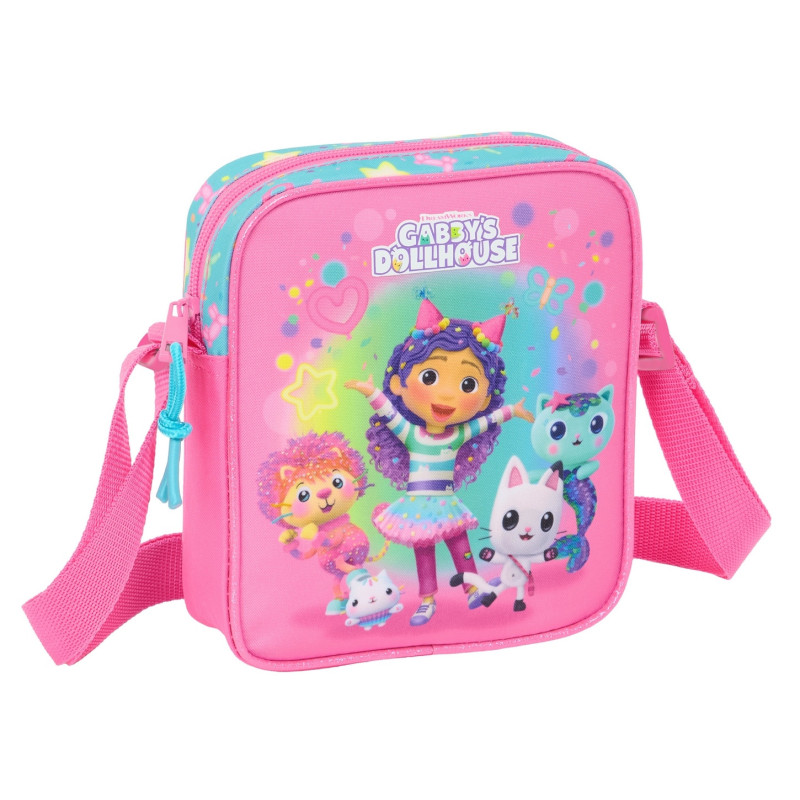 BOLSITO BANDOLERA GABBY'S DOLLHOUSE "CONFETTI" SAFTA26 612527222 18X16 UNIDAD