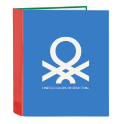 CARPETA F. 4 ANILLAS 35MM LOMO ANCHO BENETTON "TOPITOS" SAFTA23 ENERO 512351657