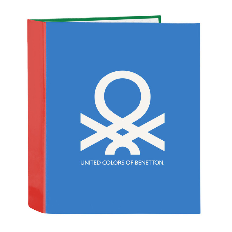 CARPETA F. 4 ANILLAS 35MM LOMO ANCHO BENETTON "TOPITOS" SAFTA23 ENERO 512351657