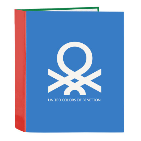 CARPETA F. 4 ANILLAS 35MM LOMO ANCHO BENETTON "TOPITOS" SAFTA23 ENERO 512351657