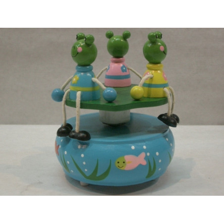 CAJA MUSICAL WG MADERA RATONES S/ESTRELLA 5630 ^