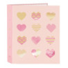 CARPETA F. 4 ANILLAS 35MM LOMO ANCHO GLOWLAB "HEARTS" SAFTA23 ENERO 512317657