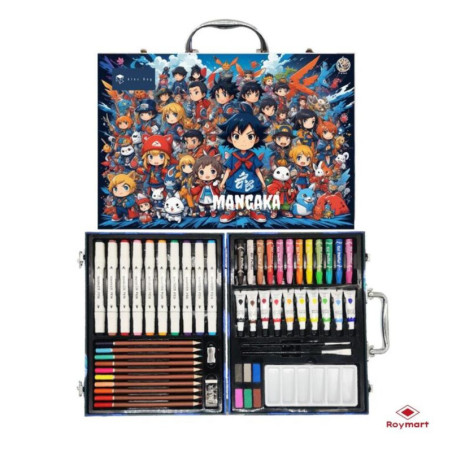 MALETIN DIBUJO DISEÑO MANGA 53PZAS ALEX BOG AB-1006