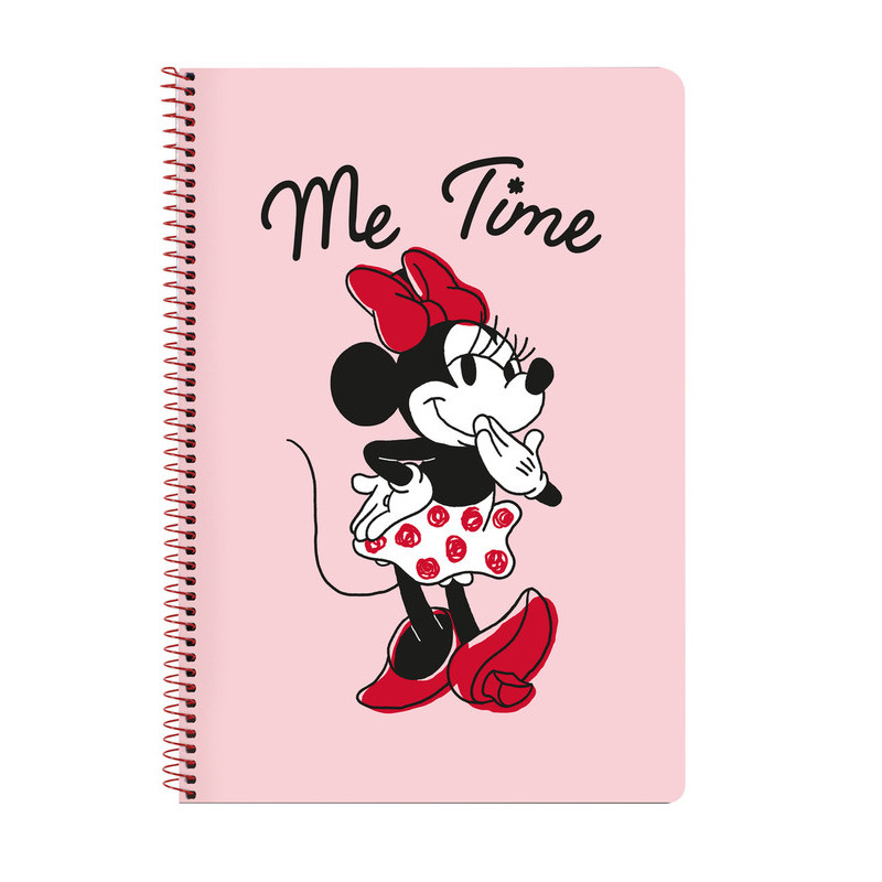 LIBRETA FOLIO 80 H. TAPAS DURAS MINNIE MOUSE "ME TIME" SAFTA23 ENERO 512312066