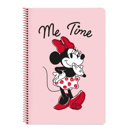 LIBRETA FOLIO 80 H. TAPAS DURAS MINNIE MOUSE "ME TIME" SAFTA23 ENERO 512312066