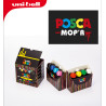 MARCADOR UNI-BALL POSCA PCM-22/8C PUNTA ESPONJA SURTIDO SET 8 COLORES 285676000