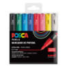 MARCADOR UNI-BALL POSCA PC-5M/4C PUNTA REDONDA 1,8-2,5MM 4 COLORES SURTIDO 182634960
