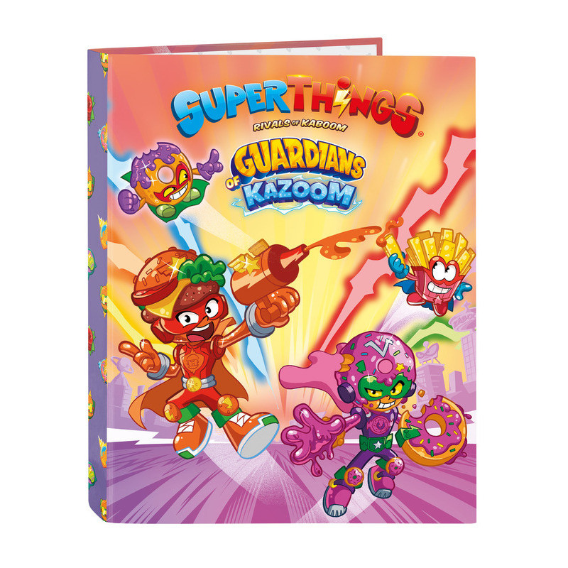 CARPETA FOLIO 4 ANI.MIXTAS SUPERTHINGS GUARDIANS OF KAZOOM SAFTA23 ENERO 512270067