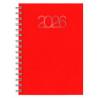 D08-DIETARIO BASE WIRE'O ITAL26 2026 PREMIUM ROJO-B31 D/P 14’5X20’5 CM ESPIRAL 0D0858B31