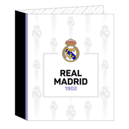 CARPETA F. 4 ANILLAS 35MM LOMO ANCHO REAL MADRID 1ª EQUIP. 22/23 SAFTA23 ENERO 512254657