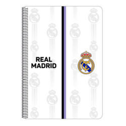 LIBRETA FOLIO 80 H. TAPAS DURAS 1DISEÑO REAL MADRID 1ª EQUIP. 22/23 SAFTA23 ENERO 512254066