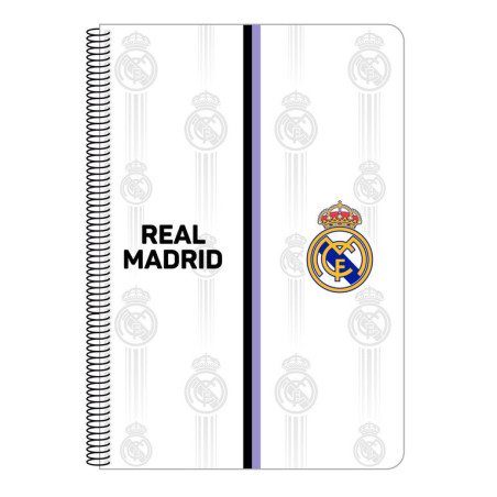 LIBRETA FOLIO 80 H. TAPAS DURAS 1DISEÑO REAL MADRID 1ª EQUIP. 22/23 SAFTA23 ENERO 512254066