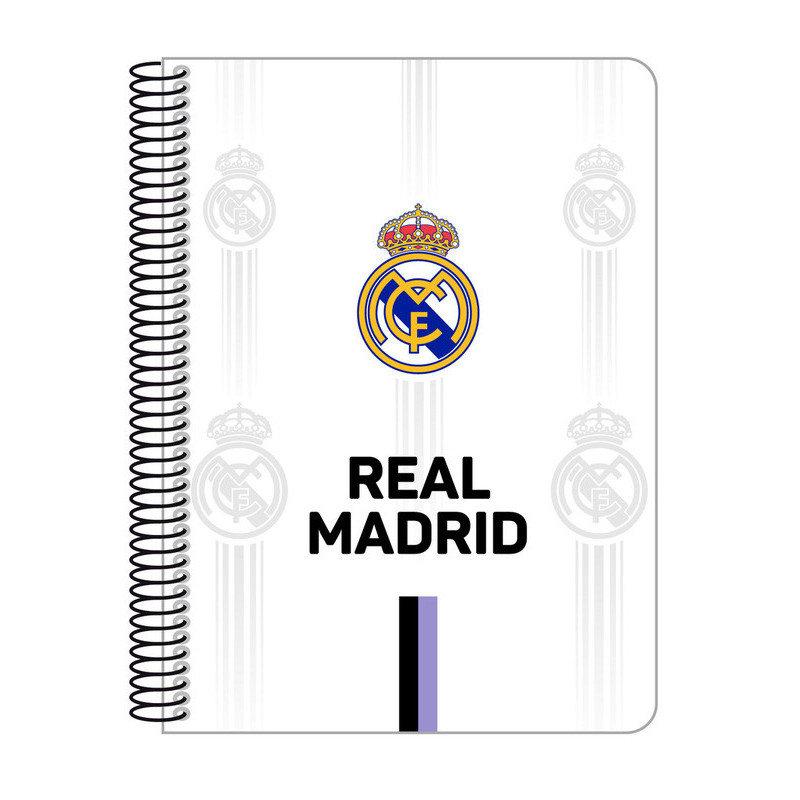 LIBRETA CUARTO 80 H. TAPAS DURAS 1DISEÑ REAL MADRID 1ª EQUIP. 22/23 SAFTA23 ENERO 512254065
