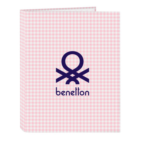 CARPETA FOLIO 4 ANI.MIXTAS BENETTON "VICHY" SAFTA23 ENERO 512253067