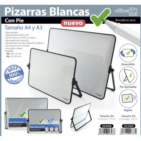 PIZARRA ATRIL MAGNETICA A-3 DOBLE CARA OFFICE BOX 26368