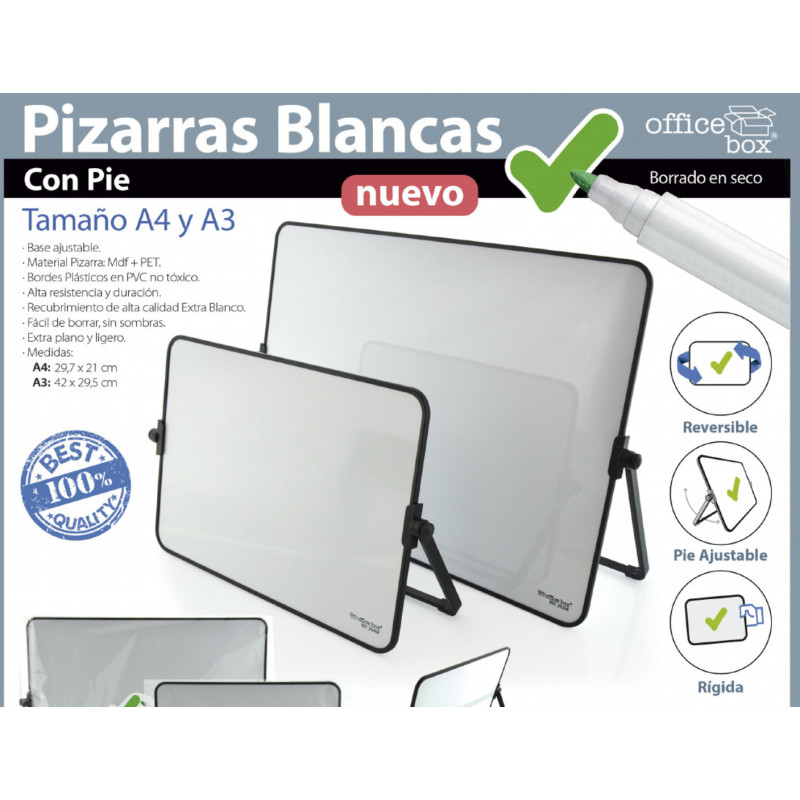 PIZARRA ATRIL MAGNETICA A-4 DOBLE CARA OFFICE BOX 26468