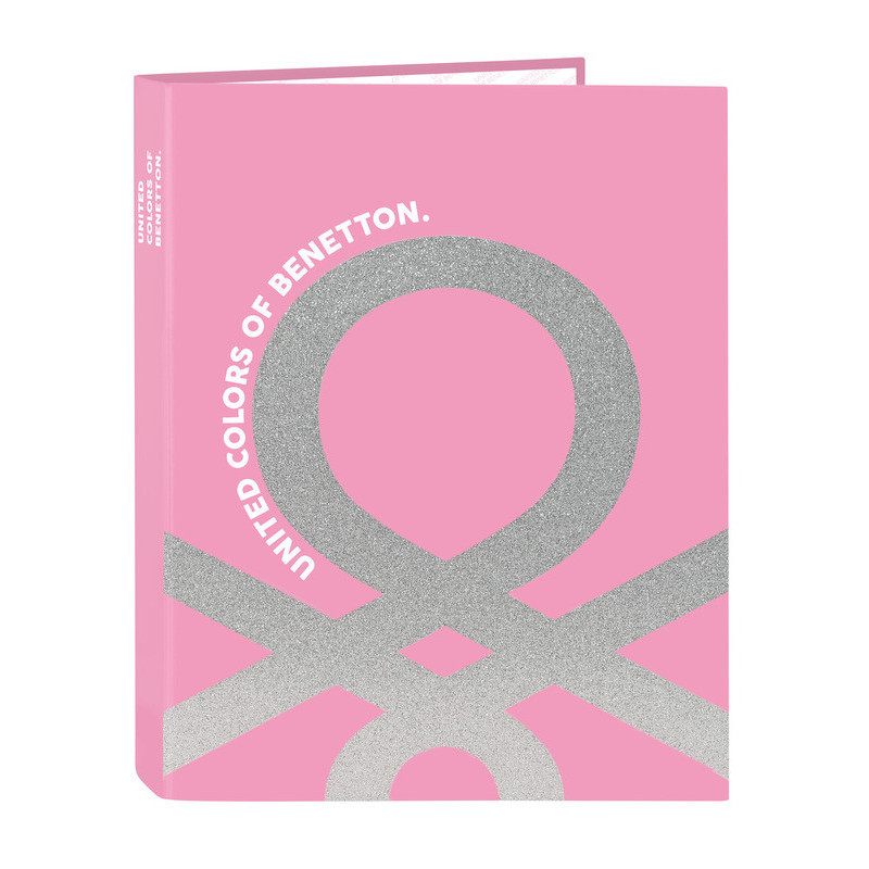 CARPETA FOLIO 4 ANI.MIXTAS BENETTON "FLAMINGO PINK" 512252067 33*26,5 SAFTA22