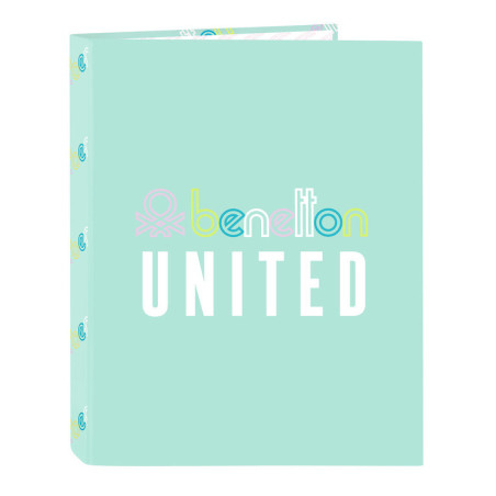 CARPETA FOLIO 4 ANI.MIXTAS BENETTON "WORLD" 512251067 33*26,5 SAFTA22