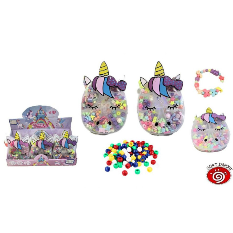JUEGO SORT ABALORIOS ESTUCHE SERIE UNICORNIOS 3 MOD 6780 (12)