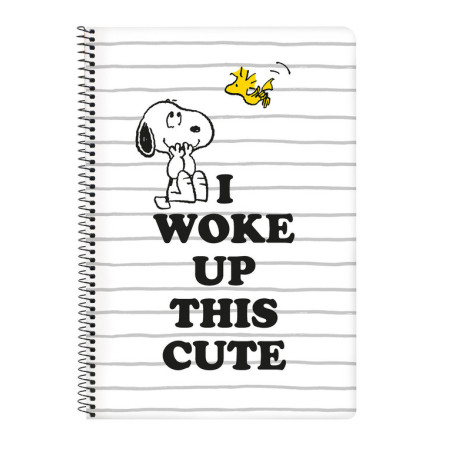 LIBRETA FOLIO 80 H. TAPAS DURAS SNOOPY "FRIENDS FOREVER" 512239066 31*21,5 SAFTA22