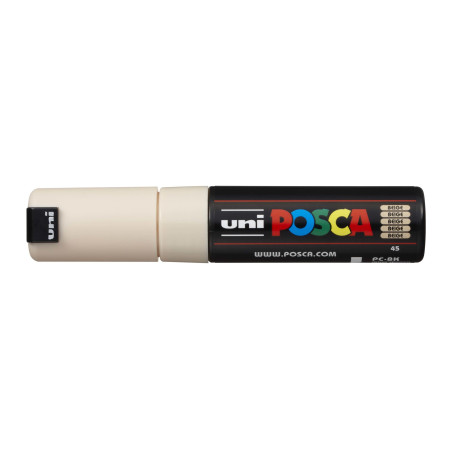 MARCADOR UNI-BALL POSCA PC-8K BISEL GRUESO 8MM BEIGE (45)