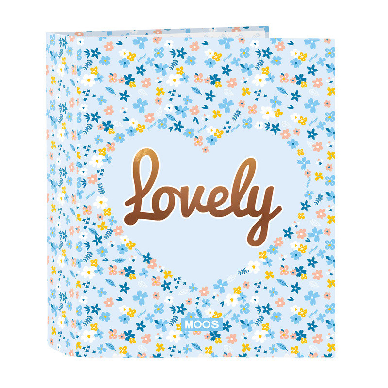 CARPETA F. 4 ANILLAS 35MM LOMO ANCHO MOOS "LOVELY" SAFTA23 ENERO 512222657