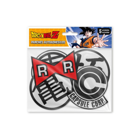 SET DE 3 PARCHES PARA TEJIDO AUTOADHESIVOS ERIK DRAGONBALL Z SETP02 BLISTER