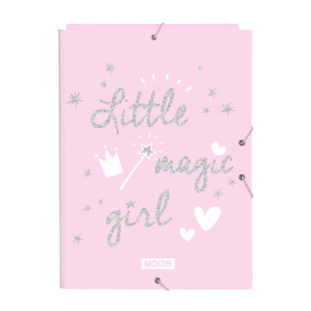 CARPETA FOLIO 3 SOLAPAS MOOS "MAGIC GIRLS" 512218068 33,5*26 SAFTA22