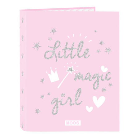 CARPETA FOLIO 4 ANI.MIXTAS MOOS "MAGIC GIRLS" 512218067 33*26,5 SAFTA22