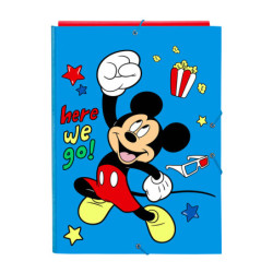 CARPETA FOLIO 3 SOLAPAS MICKEY MOUSE "HAPPY SMILES" 512214068 33,5*26 SAFTA22