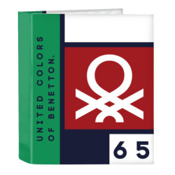 CARPETA F. 4 ANILLAS LOMO ANCHO BENETTON "UNITED" 512206657 33*27 SAFTA22